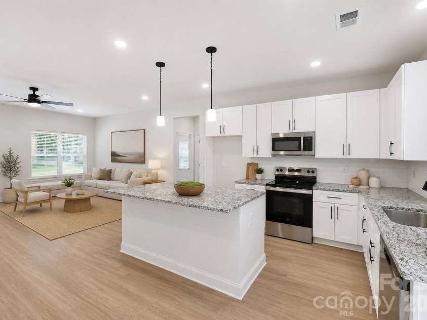 318 Honeywood Lane, Monroe, NC 28110.  MLS# CAR4412708, YatesRealty ID 48478. Open Concept - Virtual Staging