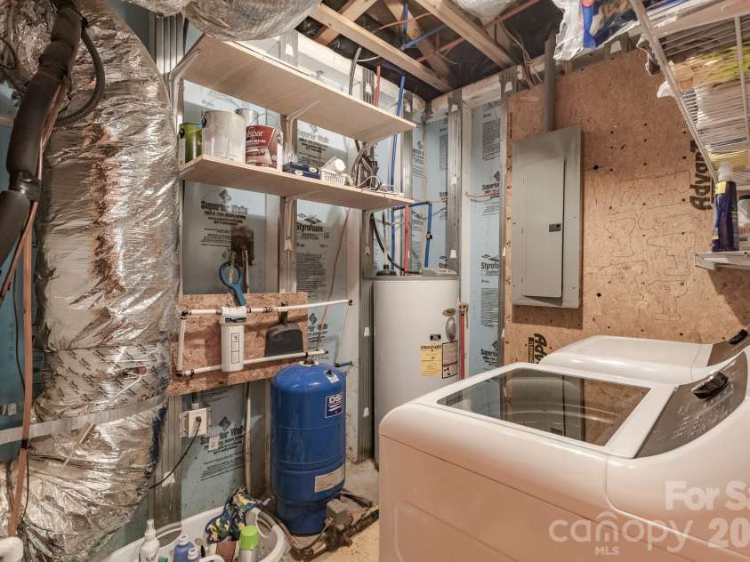 257 Adirondack Trail, Nebo, NC 28761.  MLS# CAR4418359, YatesRealty ID 48489. Laundry & mechanical room