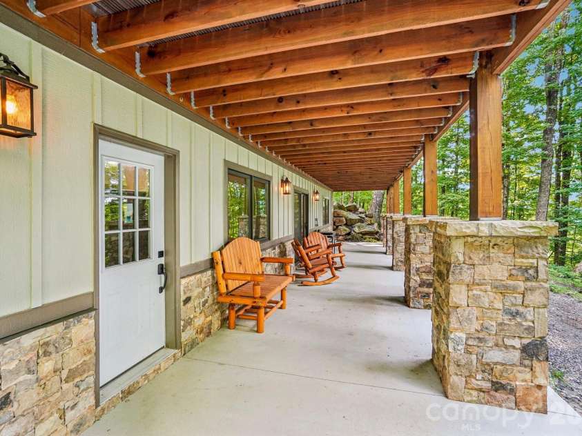 1067 English Ridge Drive, Mars Hill, NC 28754.  MLS# CAR4409023, YatesRealty ID 48493. Lower Level Patio