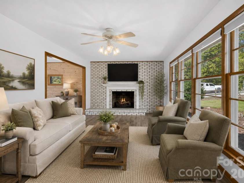 2661 Tiffany Street, Conover, NC 28613.  MLS# CAR4414689, YatesRealty ID 48496. Living Room Virtually Staged