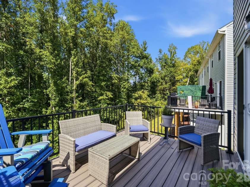 5965 Granbury Drive, Kannapolis, NC 28081.  MLS# CAR4418545, YatesRealty ID 48498. Main Level Deck