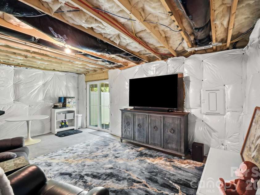 5965 Granbury Drive, Kannapolis, NC 28081.  MLS# CAR4418545, YatesRealty ID 48498. Unfinished basement