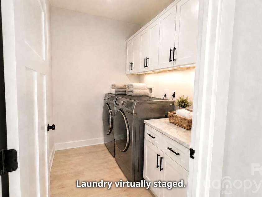 Lot 2 Kluttz Road, Rockwell, NC 28138.  MLS# CAR4420441, YatesRealty ID 48506. Luxury laundry. This show virtually staged.