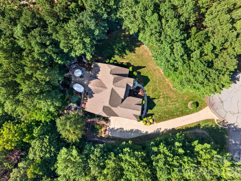 6653 Goose Point Drive, Denver, NC 28037.  MLS# CAR4421155, YatesRealty ID 48509. Aerial angle