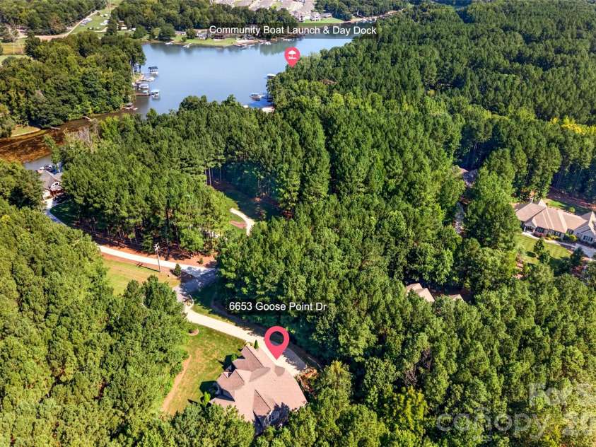 6653 Goose Point Drive, Denver, NC 28037.  MLS# CAR4421155, YatesRealty ID 48509. Lake access