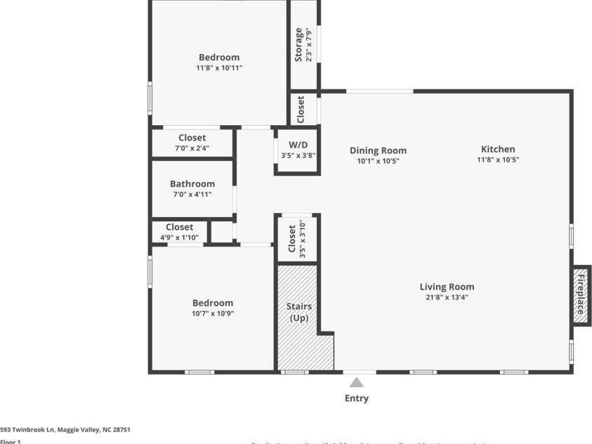 593 Twinbrook Lane, Maggie Valley, NC 28751.  MLS# CAR4200586, YatesRealty ID 4851. 
