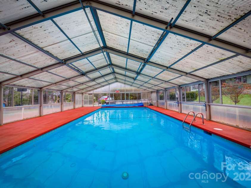 593 Twinbrook Lane, Maggie Valley, NC 28751.  MLS# CAR4200586, YatesRealty ID 4851. Year Round Indoor Pool