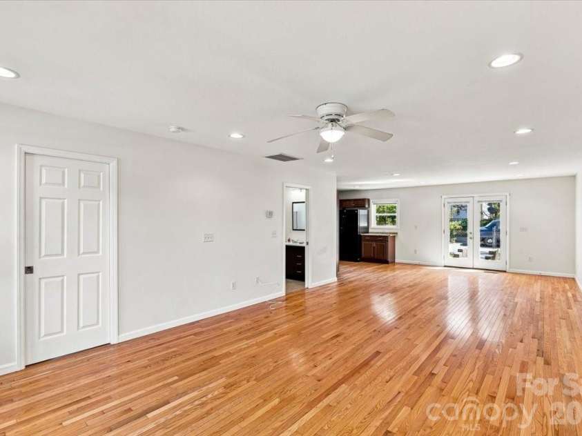 2 Elkmont Place, Asheville, NC 28804.  MLS# CAR4417768, YatesRealty ID 48512. From front of home facing dinning and kitchen