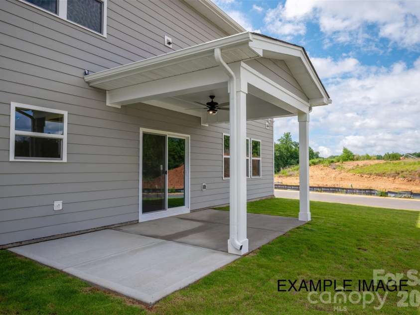 1680 Tabby Drive, Indian Trail, NC 28079.  MLS# CAR4398459, YatesRealty ID 48541. Example Photo - Rear Exterior