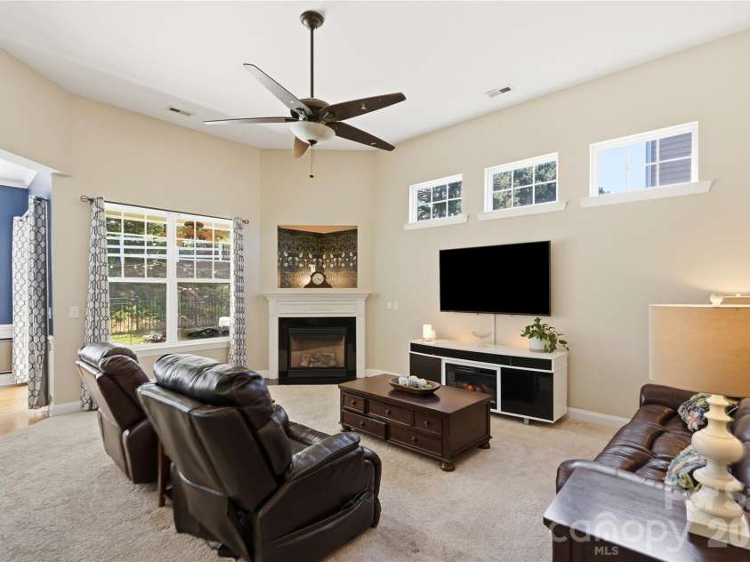 3559 Valiant Avenue, Concord, NC 28027.  MLS# CAR4421112, YatesRealty ID 48555. Open bright layout with warmth from the cozy fireplace