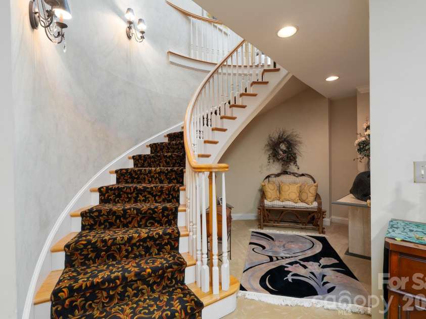 117 Whitley Mill Road, New London, NC 28127.  MLS# CAR4358547, YatesRealty ID 4857. Staircase