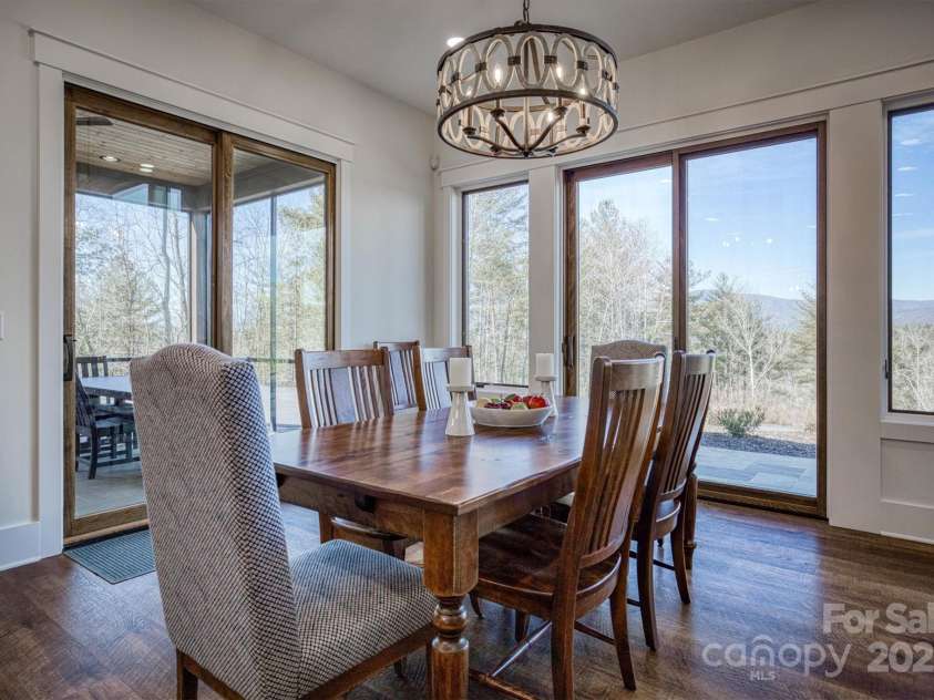 2179 Sycamore Drive, Nebo, NC 28761.  MLS# CAR4221263, YatesRealty ID 4857. Dining Area - Great Room