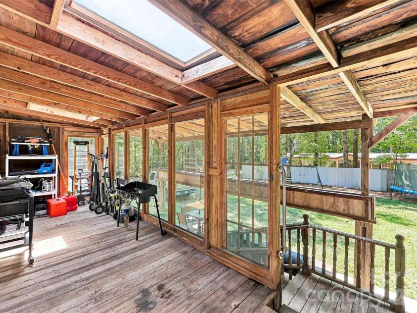 920 Jackson Road, Fort Lawn, SC 29714.  MLS# CAR4420902, YatesRealty ID 48577. Back porch
