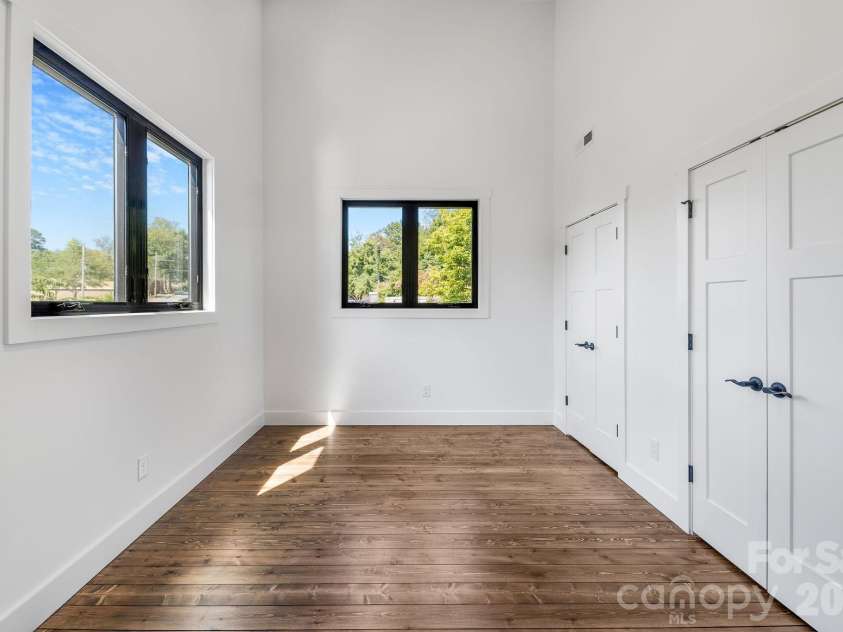 138 Shiloh Road, Asheville, NC 28803.  MLS# CAR4420583, YatesRealty ID 48599. Third Upper Level Bedroom with Vaulted Ceilings