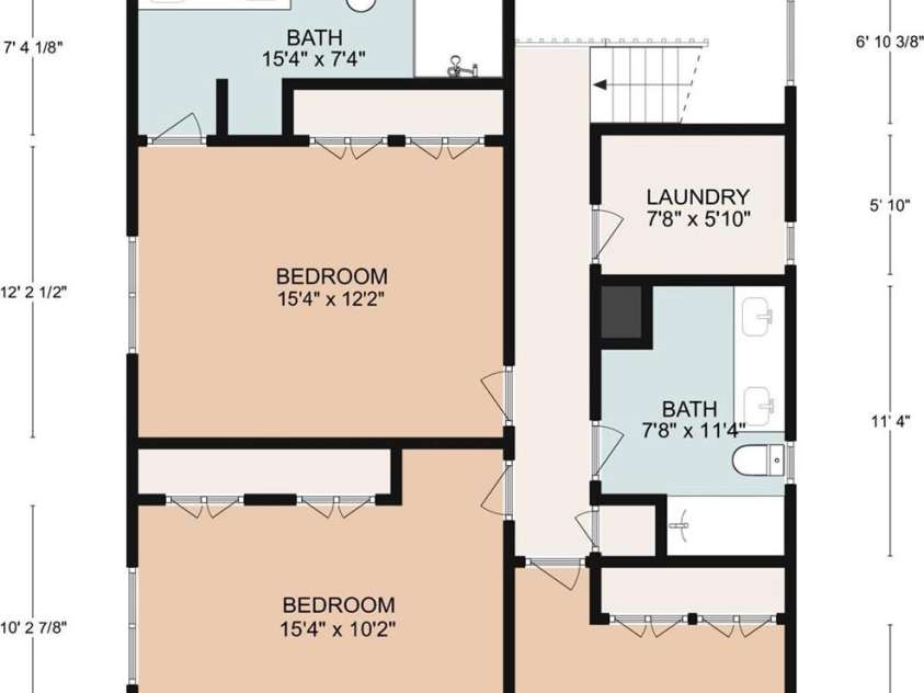 138 Shiloh Road, Asheville, NC 28803.  MLS# CAR4420583, YatesRealty ID 48599. Upper Level Floor Plan