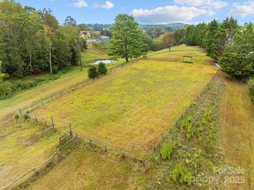 71 Kuykendall Branch, Asheville, NC 28804.  MLS# CAR4293308, YatesRealty ID 4860. Dressage arena 