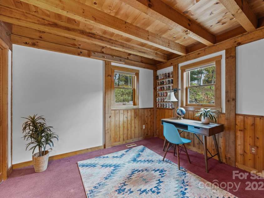 71 Kuykendall Branch, Asheville, NC 28804.  MLS# CAR4293308, YatesRealty ID 4860. Main floor 2nd guest bedroom or office