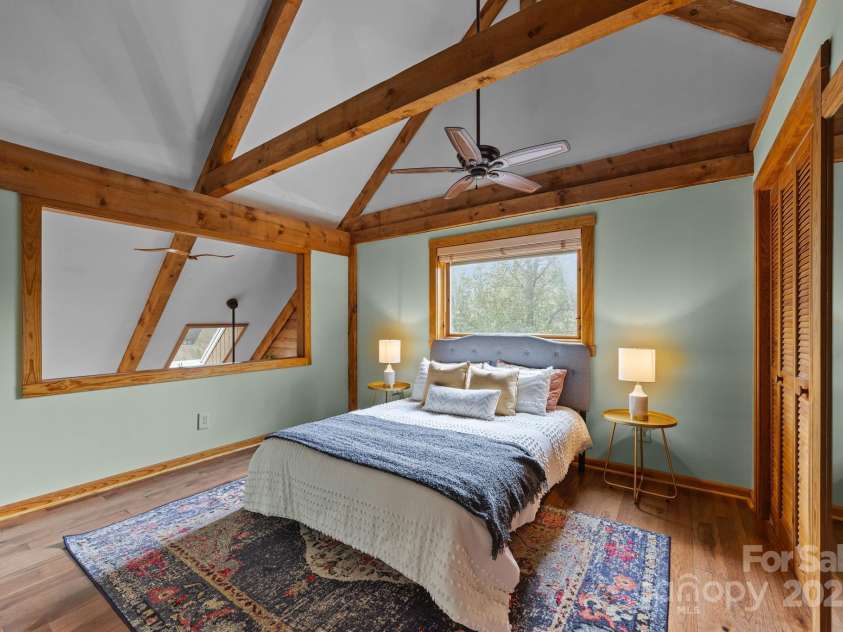 71 Kuykendall Branch, Asheville, NC 28804.  MLS# CAR4293308, YatesRealty ID 4860. Primary bedroom (2nd floor)