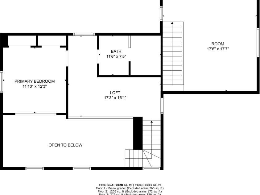 71 Kuykendall Branch, Asheville, NC 28804.  MLS# CAR4293308, YatesRealty ID 4860. Upper level