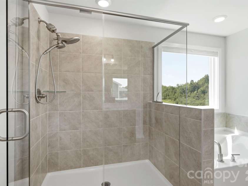 1060 Merganser Way, Indian Trail, NC 28079.  MLS# CAR4417669, YatesRealty ID 48601. Large Tiled Shower