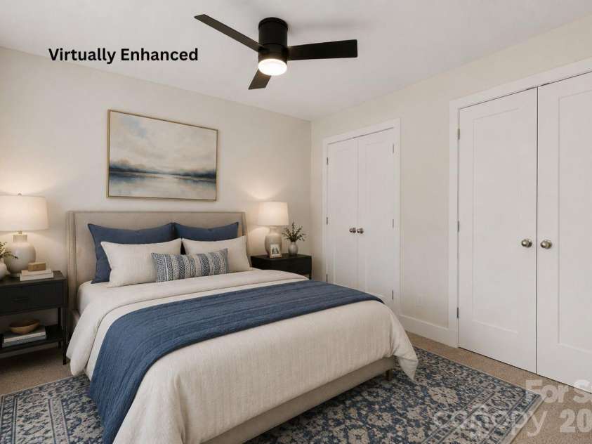 1522 Wembley Drive, Charlotte, NC 28205.  MLS# CAR4419781, YatesRealty ID 48611. Secondary Bedroom Virtually Enhanced