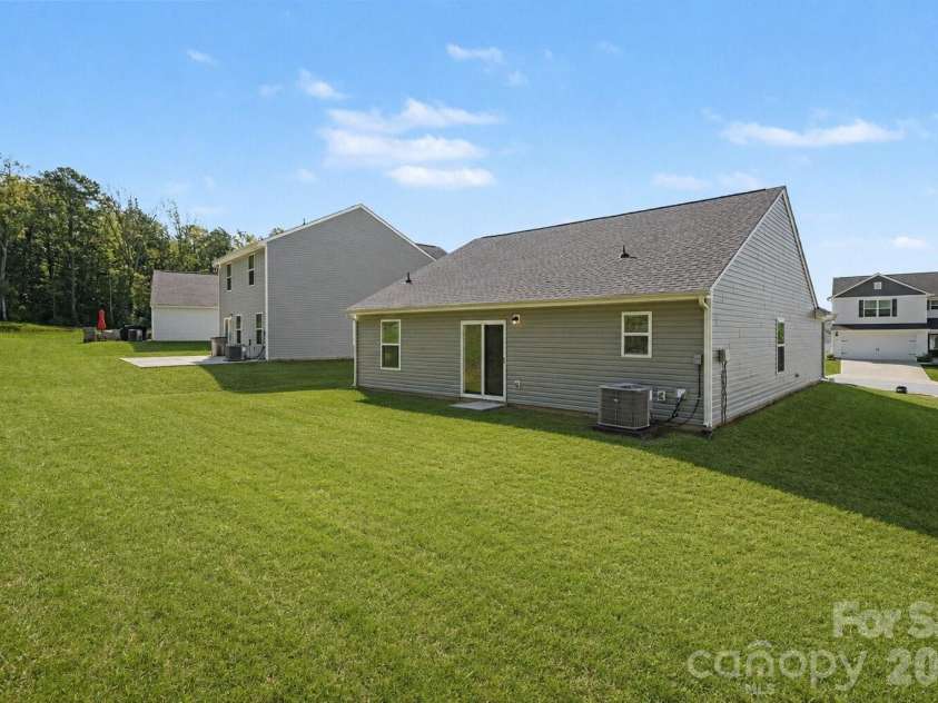 3150 Maple Ridge Drive, Gastonia, NC 28052.  MLS# CAR4420502, YatesRealty ID 48628. Backyard *Virtually enhanced*