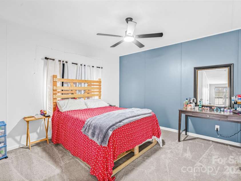 2235 Sandy Ridge Church Road, Morven, NC 28119.  MLS# CAR4331626, YatesRealty ID 4863. Primary bedroom