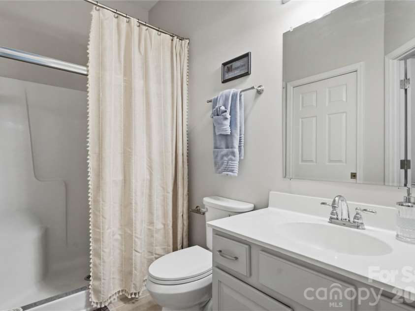 459 Valley Run Drive, Waxhaw, NC 28173.  MLS# CAR4420885, YatesRealty ID 48640. Basement bathroom