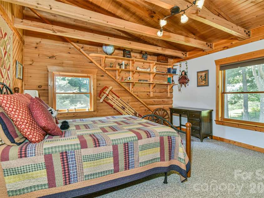 27 Winn Drive, Leicester, NC 28748.  MLS# CAR4419621, YatesRealty ID 48643. Bedroom 3