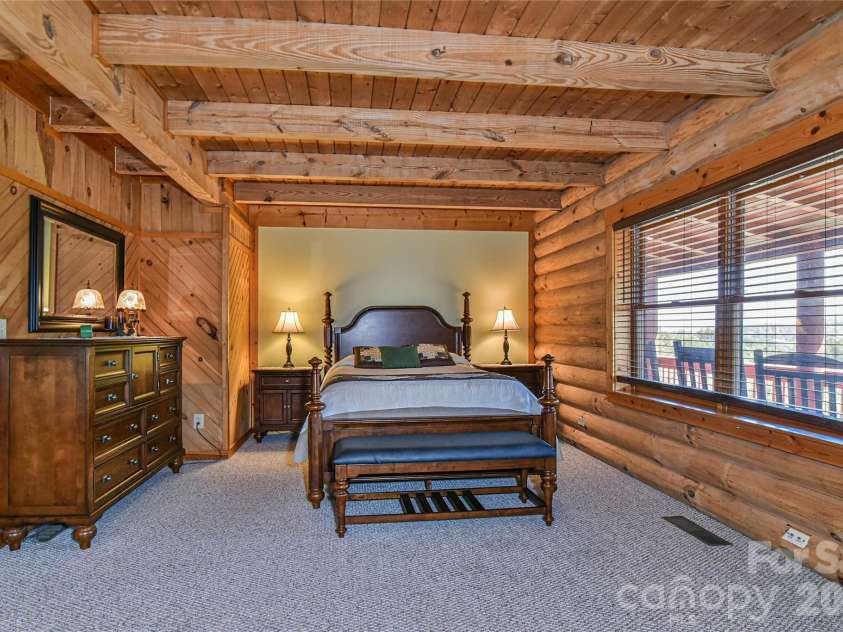 27 Winn Drive, Leicester, NC 28748.  MLS# CAR4419621, YatesRealty ID 48643. Easy room for a king bed!