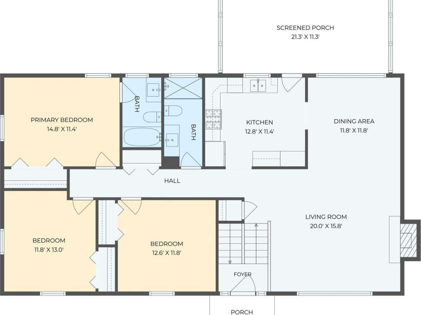 65 Beechwood Road, Asheville, NC 28805.  MLS# CAR4420830, YatesRealty ID 48649. 