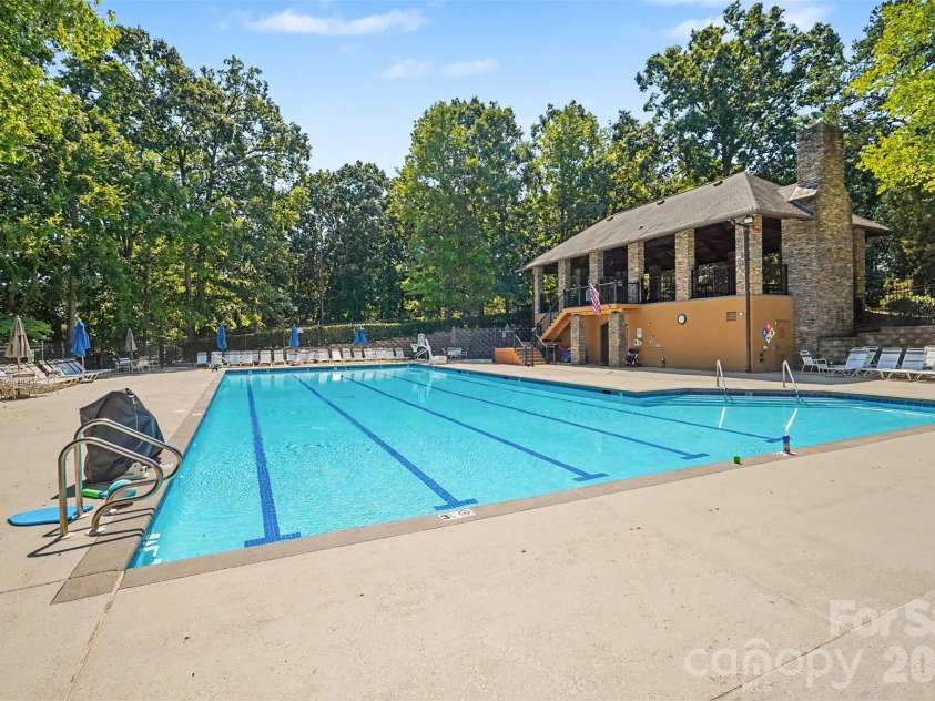 6443 High Creek Court, Charlotte, NC 28277.  MLS# CAR4420225, YatesRealty ID 48657. Community Pool hosts a swim team