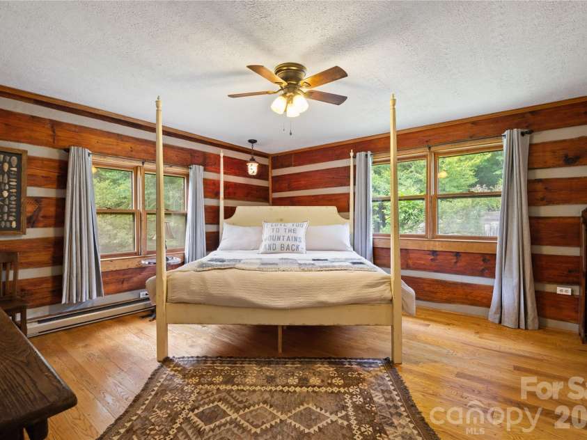 1061 Indian Trail Road, Mars Hill, NC 28754.  MLS# CAR4417141, YatesRealty ID 48665. Main house bedroom 1