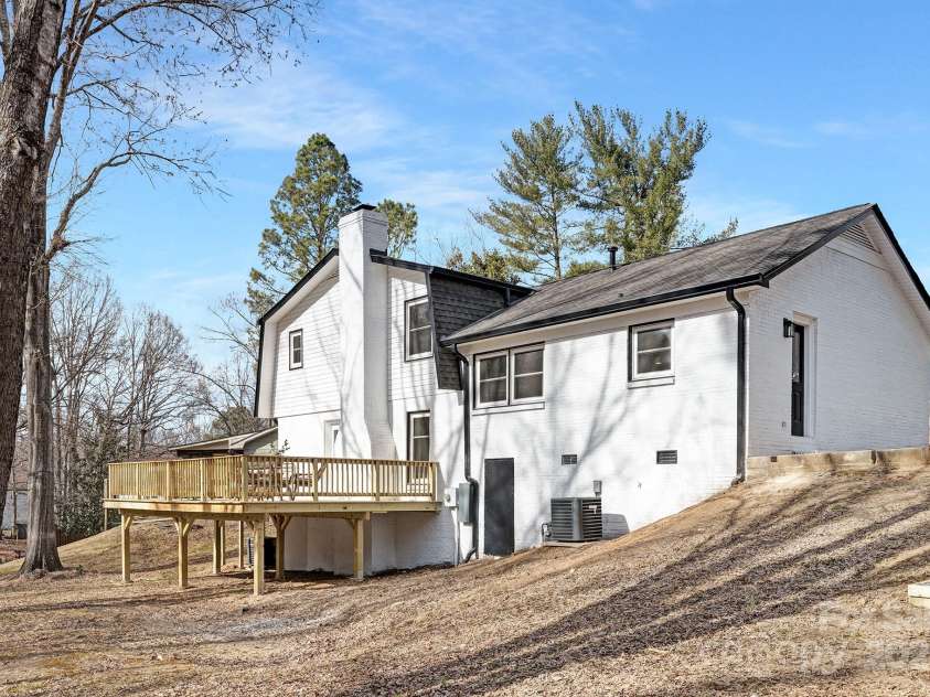 301 Dollar Circle, Charlotte, NC 28270.  MLS# CAR4228115, YatesRealty ID 4868. Oversized Back deck overlooking the Tranquil Backyard.