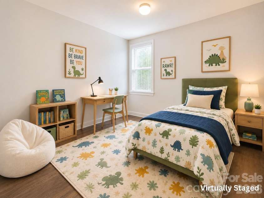 812 19th Street, Charlotte, NC 28205.  MLS# CAR4415955, YatesRealty ID 48692. Bedroom3 (Virtually Staged)