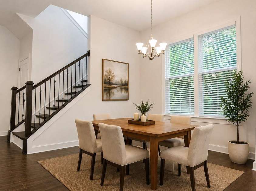 812 19th Street, Charlotte, NC 28205.  MLS# CAR4415955, YatesRealty ID 48692. Dining (Virtually Stage)