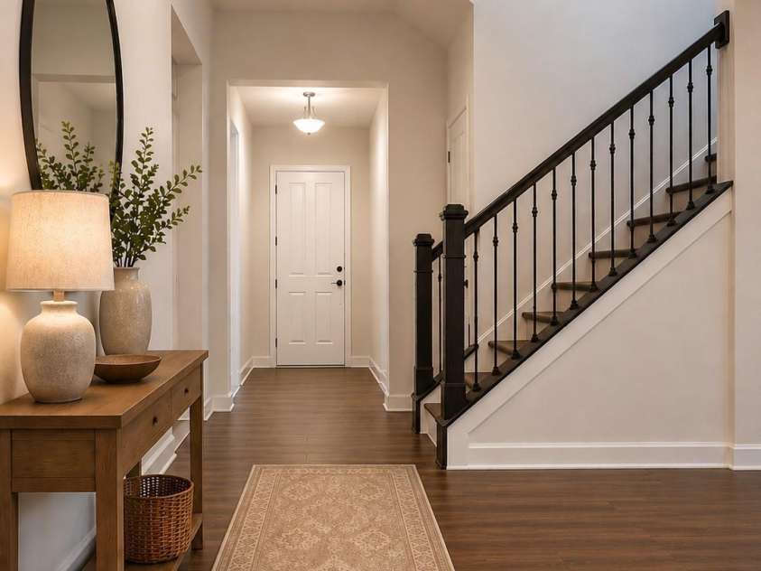 812 19th Street, Charlotte, NC 28205.  MLS# CAR4415955, YatesRealty ID 48692. Foyer (Virtually Staged)