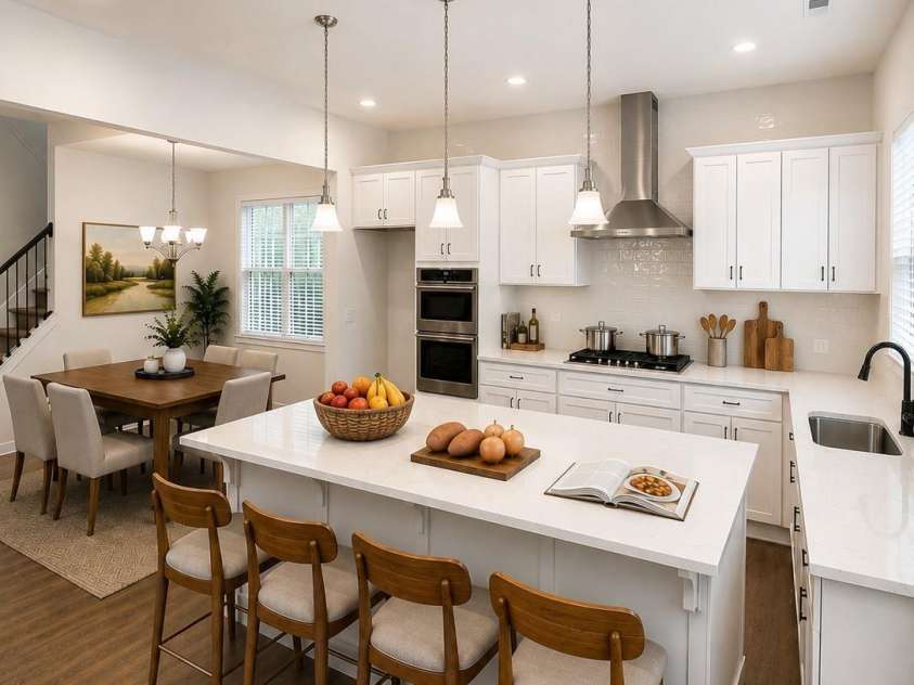 812 19th Street, Charlotte, NC 28205.  MLS# CAR4415955, YatesRealty ID 48692. Kitchen (Virtually Staged)