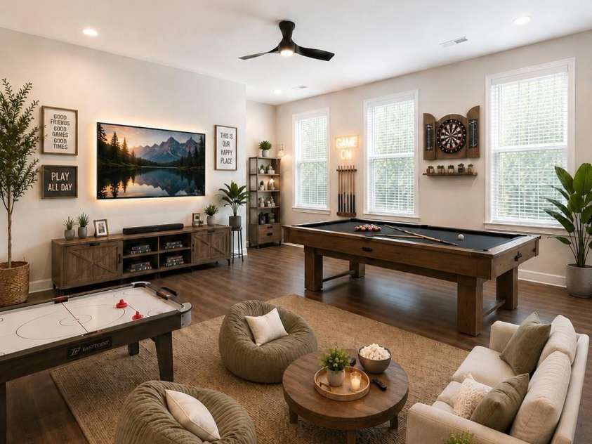 812 19th Street, Charlotte, NC 28205.  MLS# CAR4415955, YatesRealty ID 48692. Recreation room (Virtually Staged)
