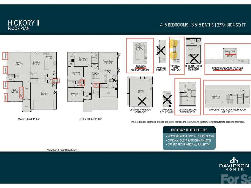 2921 Audubon Ridge Drive, Belmont, NC 28012.  MLS# CAR4421026, YatesRealty ID 48703. Layout diagram