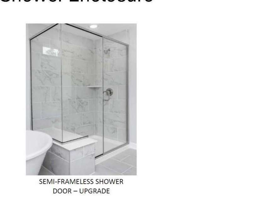 2921 Audubon Ridge Drive, Belmont, NC 28012.  MLS# CAR4421026, YatesRealty ID 48703. Owner's Deluxe Bath shower enclosure