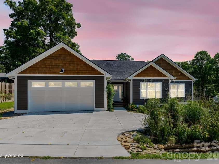 206 Padgettown Road, Black Mountain, NC 28711.  MLS# CAR4421314, YatesRealty ID 48707. Twilight Image - Digitally Enhanced