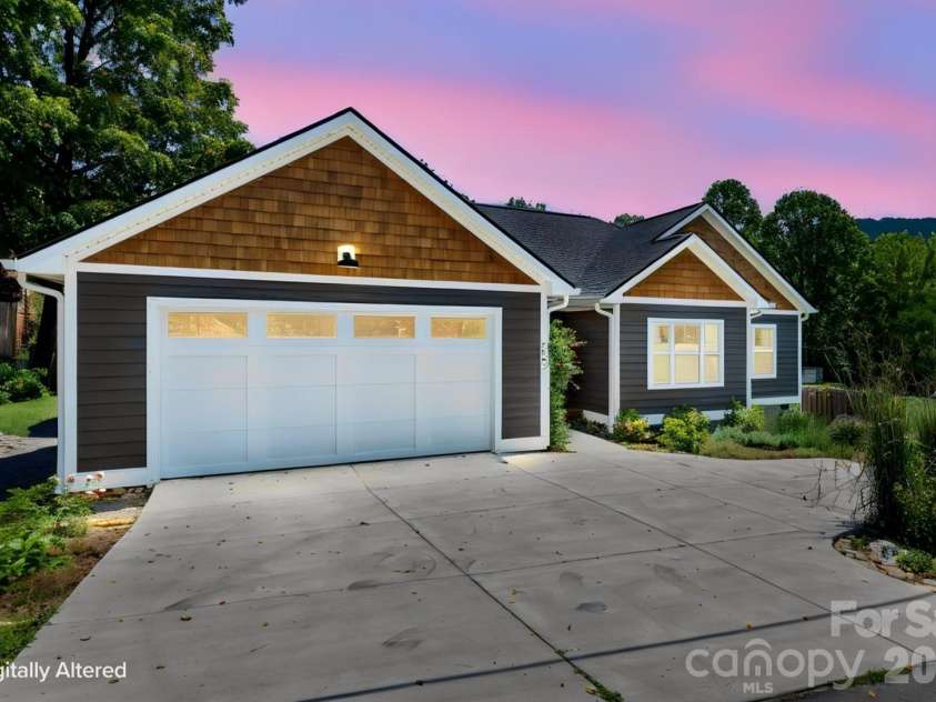 206 Padgettown Road, Black Mountain, NC 28711.  MLS# CAR4421314, YatesRealty ID 48707. Twilight Image - Digitally Enhanced