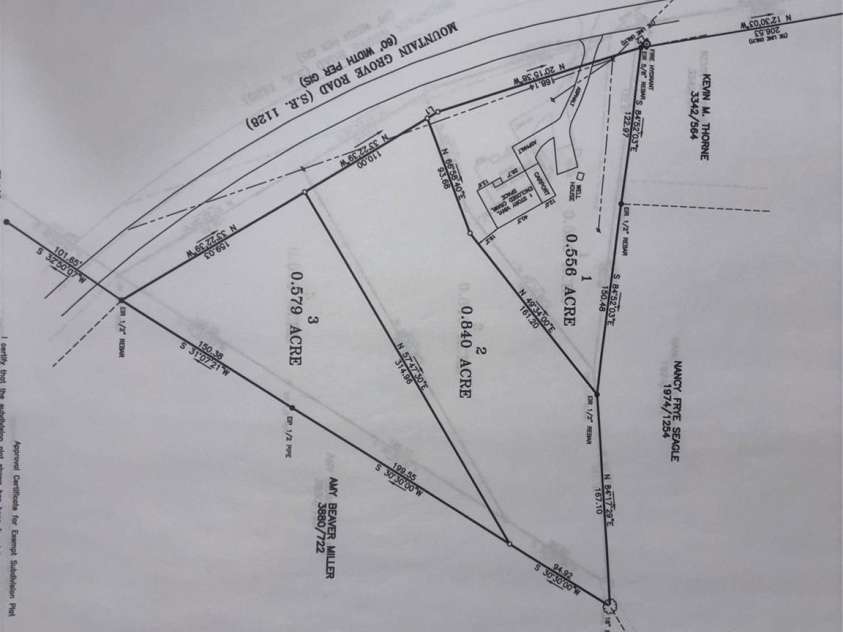 6622 Mountain Grove Road, Hickory, NC 28602.  MLS# CAR4421600, YatesRealty ID 48719. New Survey/plat