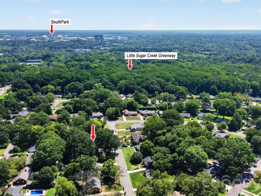 831 Faircrest Drive, Charlotte, NC 28210.  MLS# CAR4421440, YatesRealty ID 48734. 