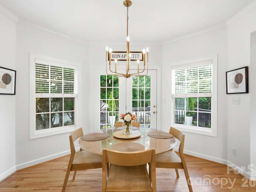 12424 Tantallon Court, Pineville, NC 28134.  MLS# CAR4420083, YatesRealty ID 48742. Breakfast Area