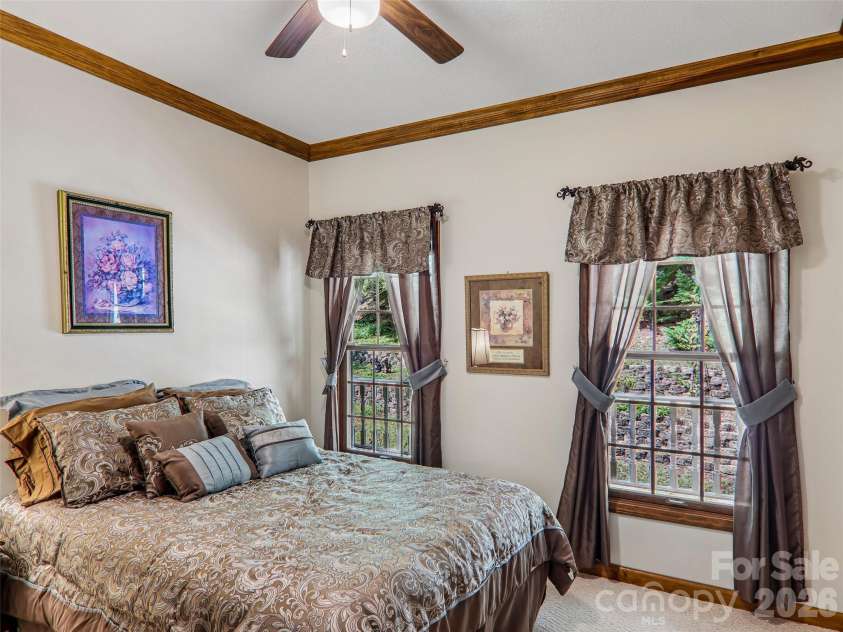 16 Hobe Crest, Hendersonville, NC 28792.  MLS# CAR4420313, YatesRealty ID 48745. Spacious guest bedroom #2