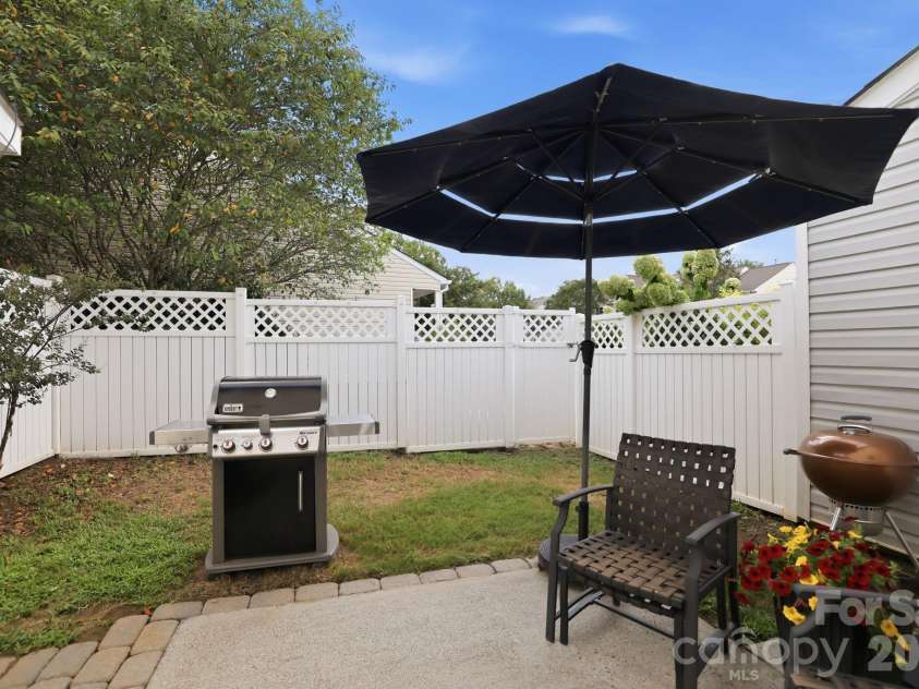 229 Primrose Walk, Fort Mill, SC 29715.  MLS# CAR4419579, YatesRealty ID 48753. Rear patio