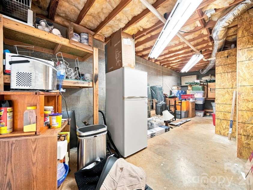4948 Betty Drive, Hickory, NC 28601.  MLS# CAR4419644, YatesRealty ID 48758. Super large storage room in basement
