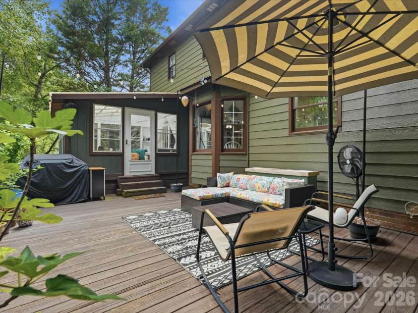 2709 Stockwood Drive, Gastonia, NC 28056.  MLS# CAR4417564, YatesRealty ID 48768. Back deck